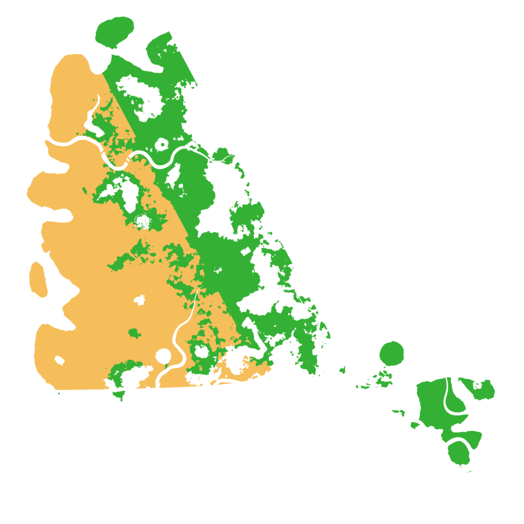 Biome Rust Map: Procedural Map, Size: 6000, Seed: 1241515