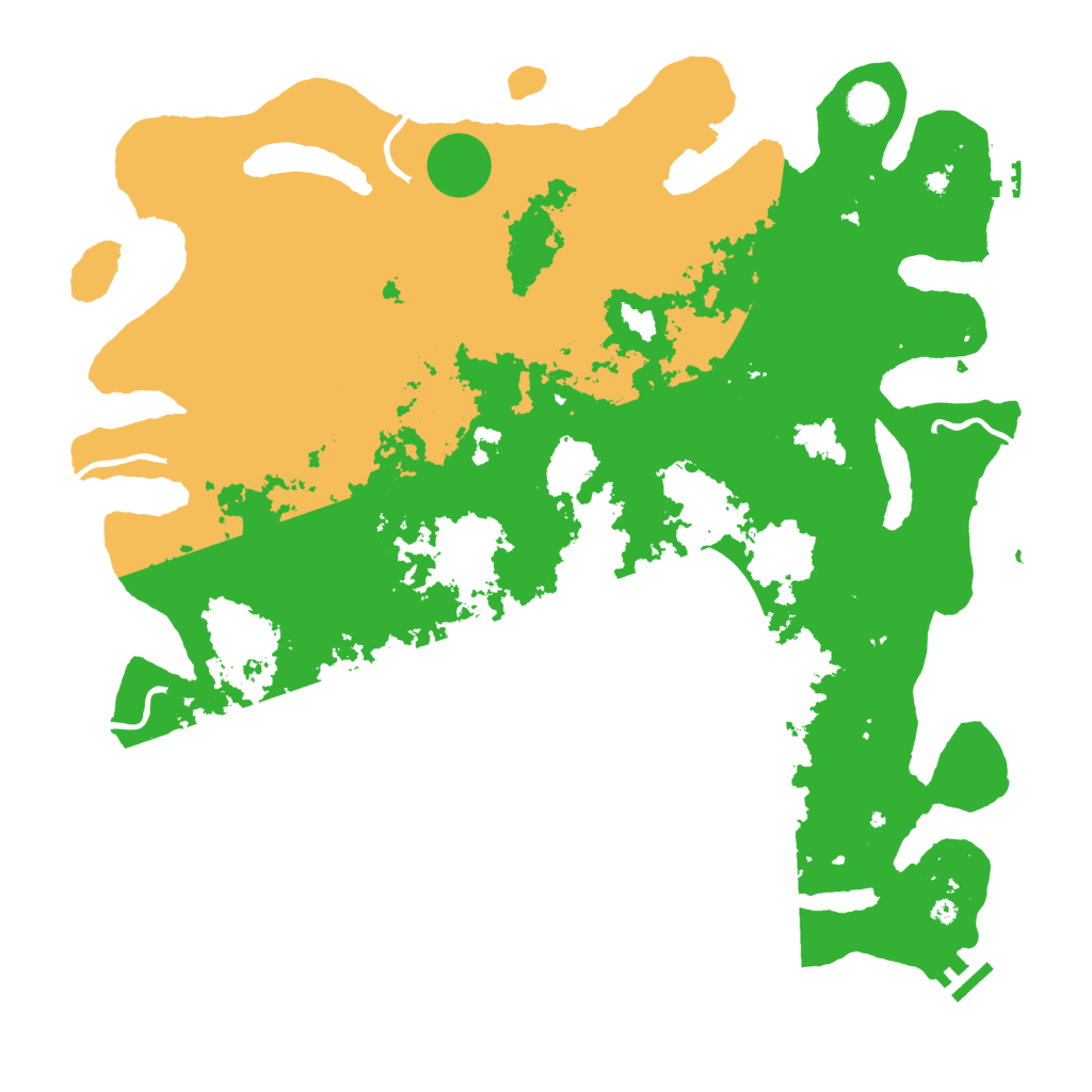 Biome Rust Map: Procedural Map, Size: 4500, Seed: 584689889