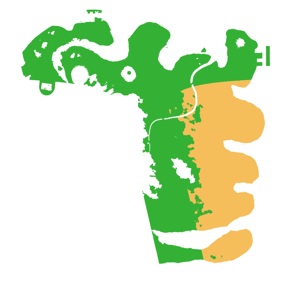 Biome Rust Map: Procedural Map, Size: 3000, Seed: 78427