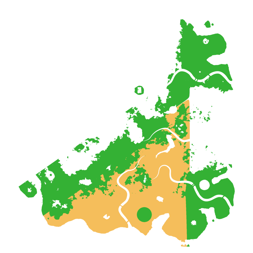 Biome Rust Map: Procedural Map, Size: 4500, Seed: 1410480834
