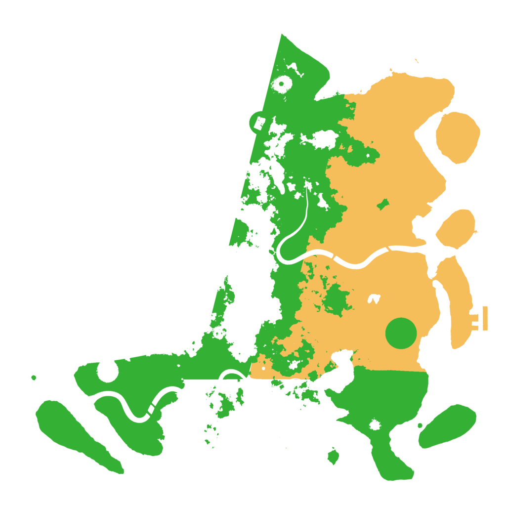 Biome Rust Map: Procedural Map, Size: 4250, Seed: 1719368182