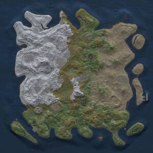 Thumbnail Rust Map: Procedural Map, Size: 4250, Seed: 1719368182, 16 Monuments