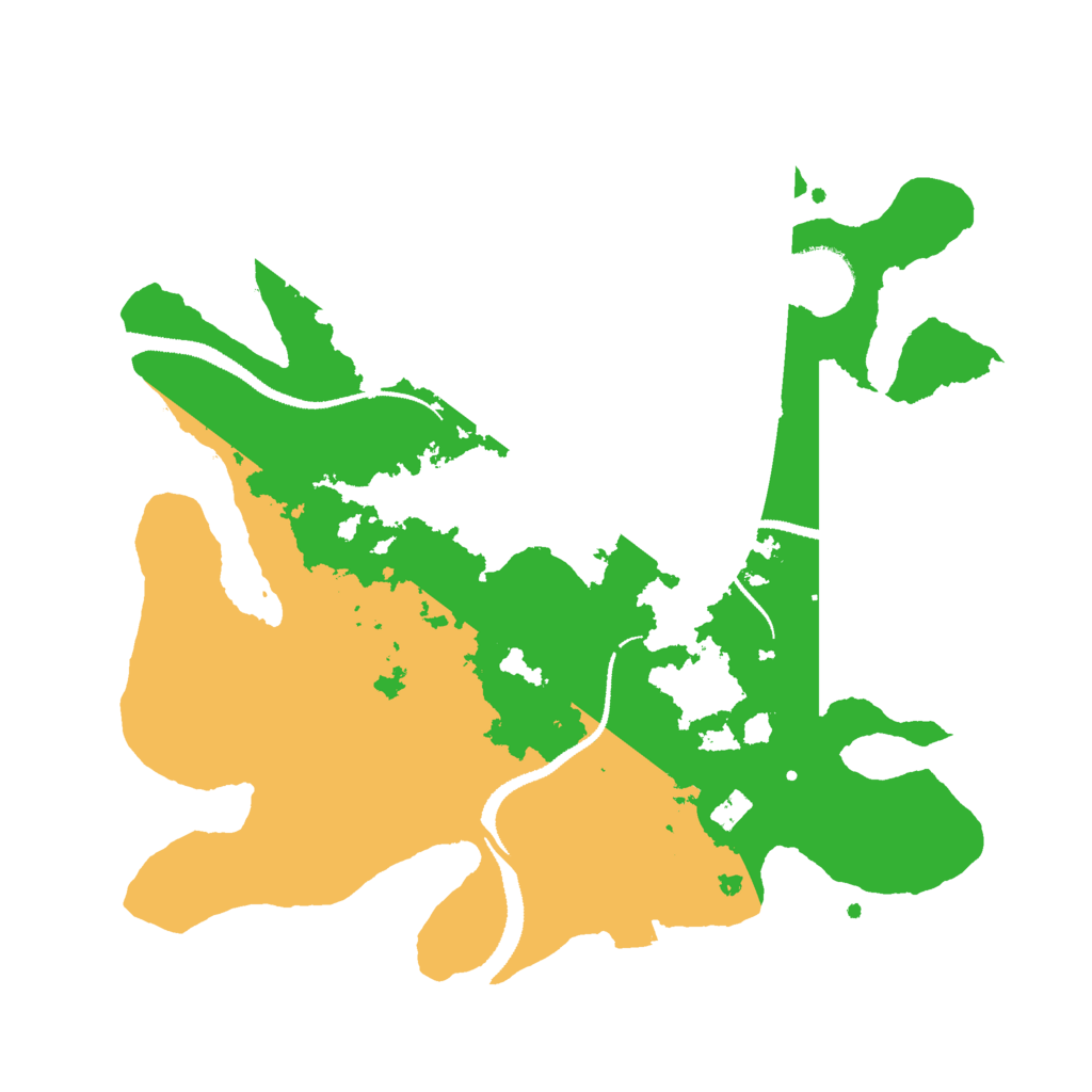 Biome Rust Map: Procedural Map, Size: 3000, Seed: 8613297