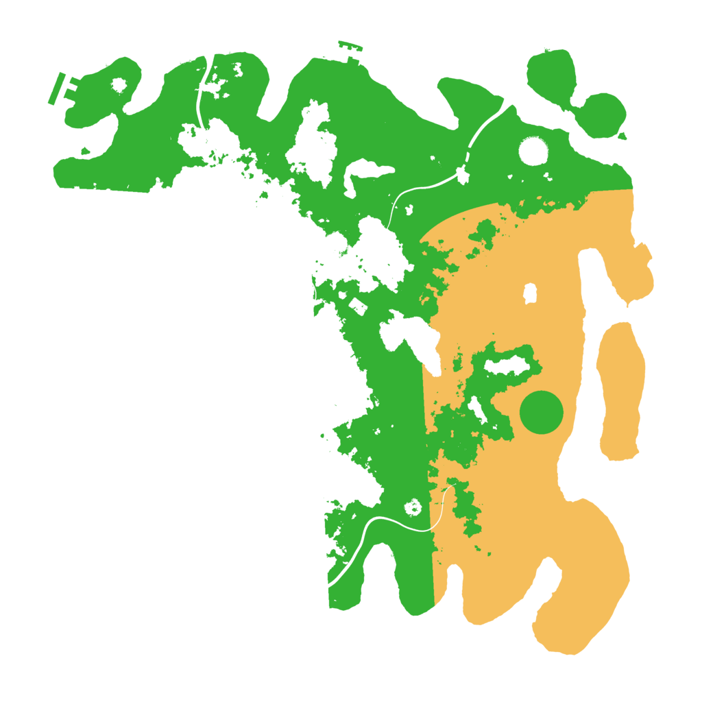 Biome Rust Map: Procedural Map, Size: 4250, Seed: 1432101504