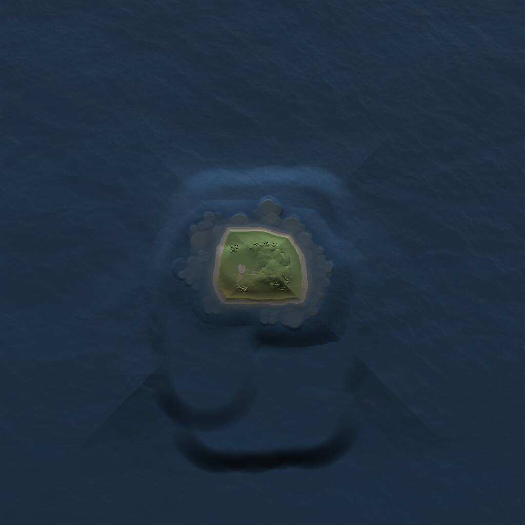 Rust Map: Procedural Map, Size: 1000, Seed: 337006434, 1 Monuments