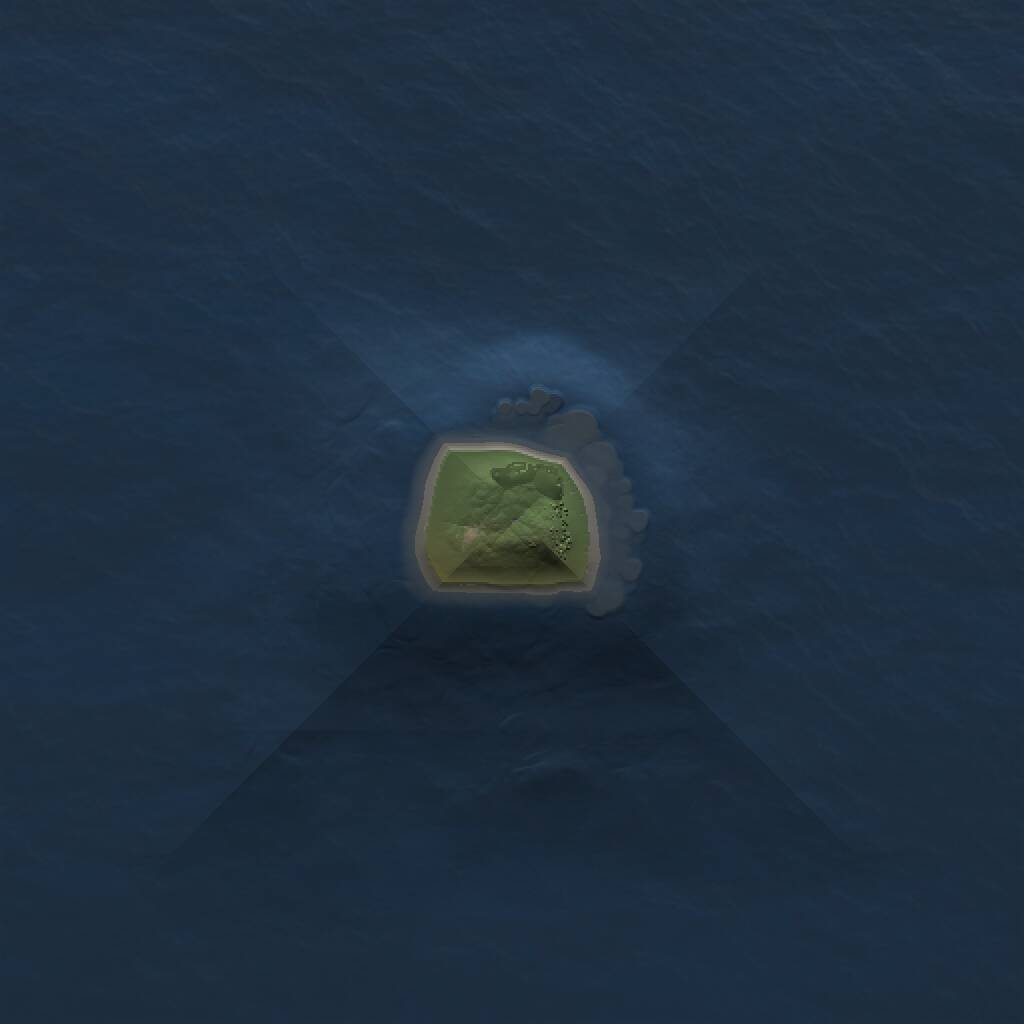 Rust Map: Procedural Map, Size: 1000, Seed: 337006434, 1 Monuments