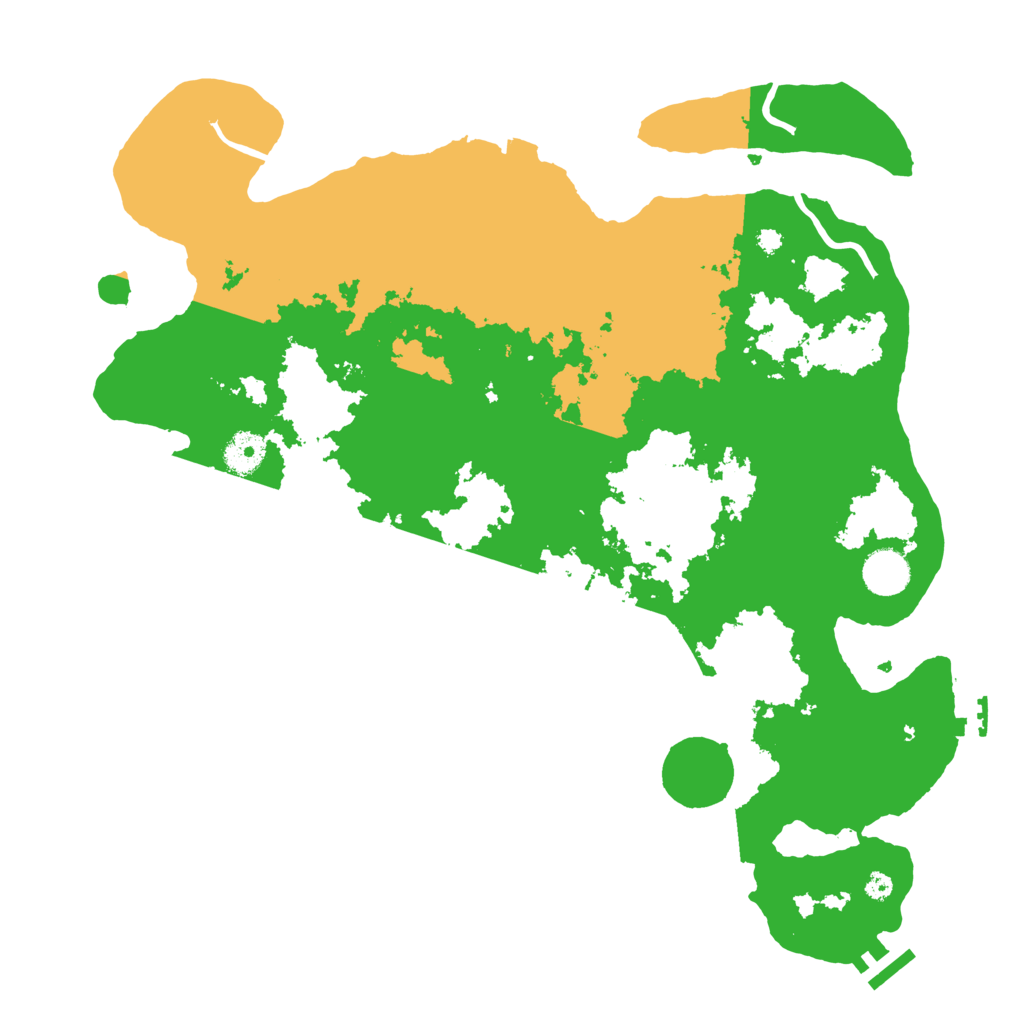 Biome Rust Map: Procedural Map, Size: 3850, Seed: 7