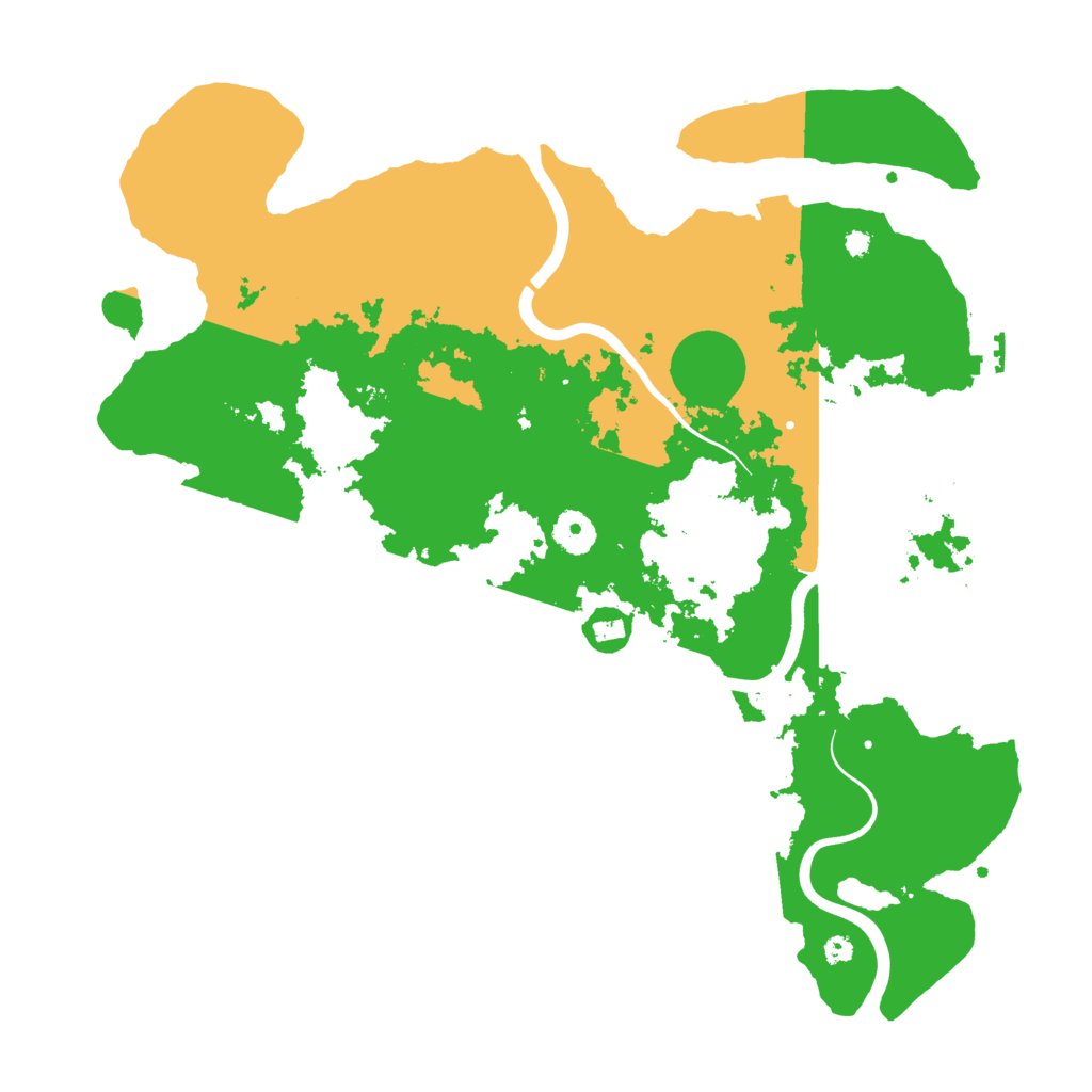 Biome Rust Map: Procedural Map, Size: 3850, Seed: 7