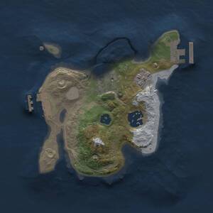 Thumbnail Rust Map: Procedural Map, Size: 2000, Seed: 216265381, 6 Monuments