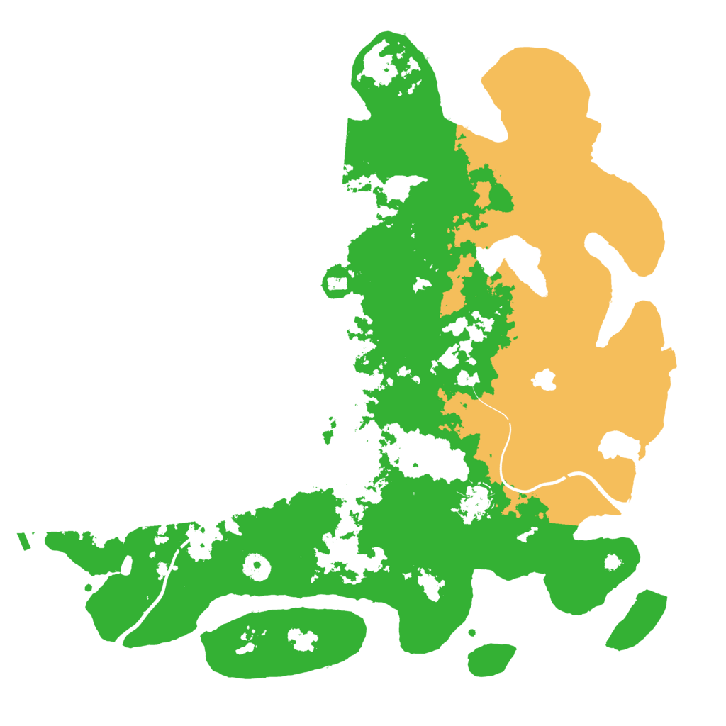 Biome Rust Map: Procedural Map, Size: 4000, Seed: 87575487