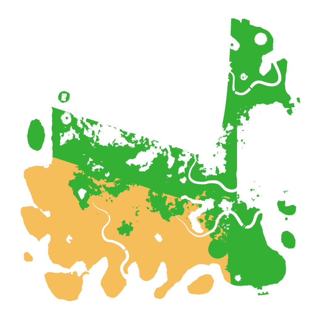 Biome Rust Map: Procedural Map, Size: 4500, Seed: 37677