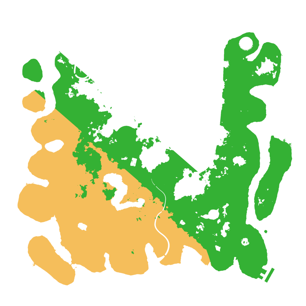 Biome Rust Map: Procedural Map, Size: 4000, Seed: 732850585