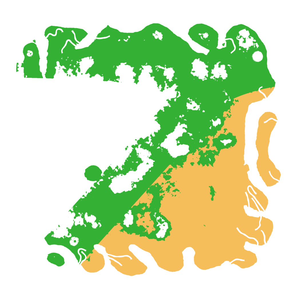 Biome Rust Map: Procedural Map, Size: 4900, Seed: 2