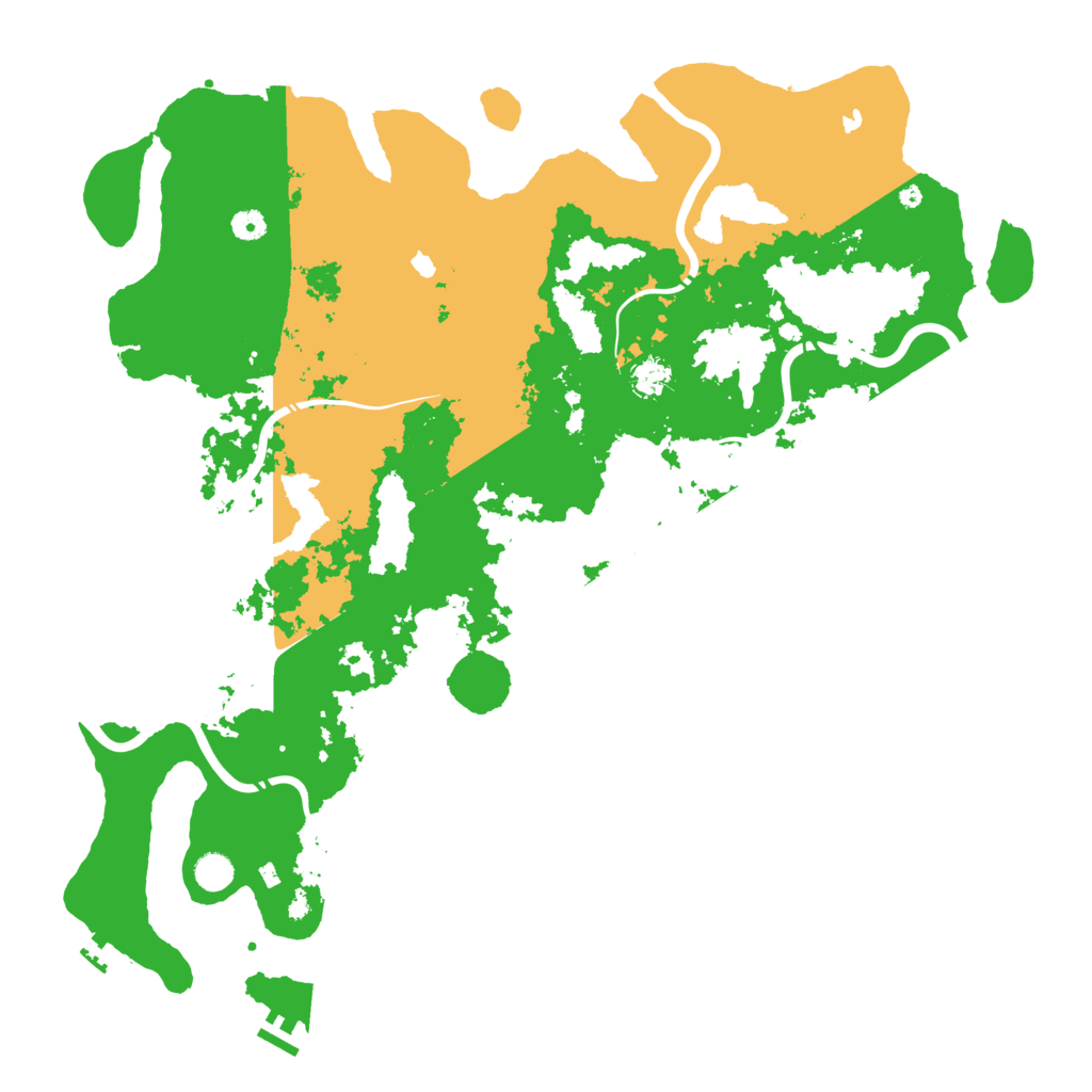 Biome Rust Map: Procedural Map, Size: 5000, Seed: 146709