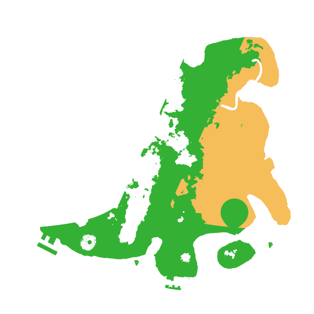 Biome Rust Map: Procedural Map, Size: 3000, Seed: 117407668