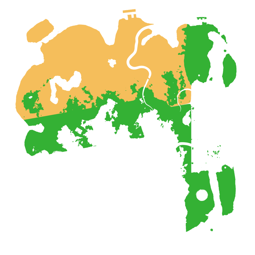 Biome Rust Map: Procedural Map, Size: 4000, Seed: 274334880