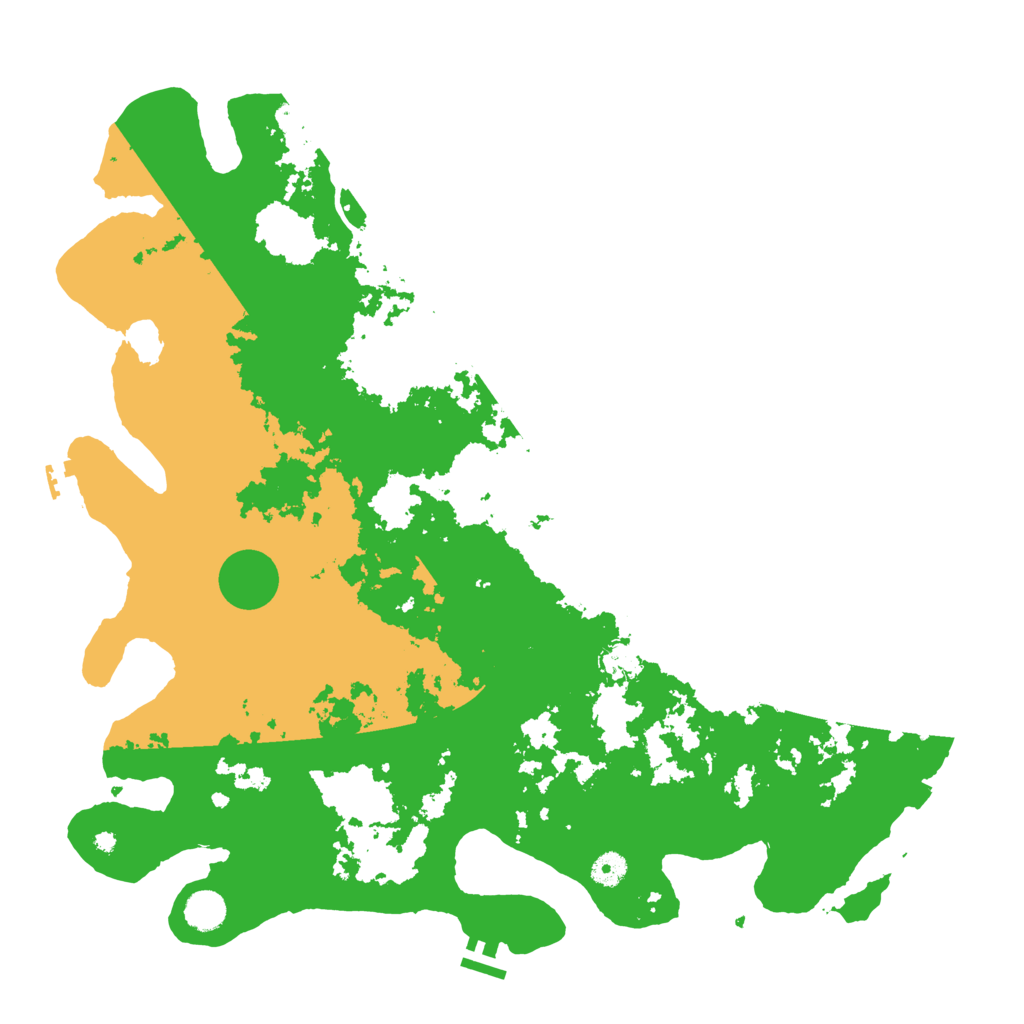 Biome Rust Map: Procedural Map, Size: 4500, Seed: 1992