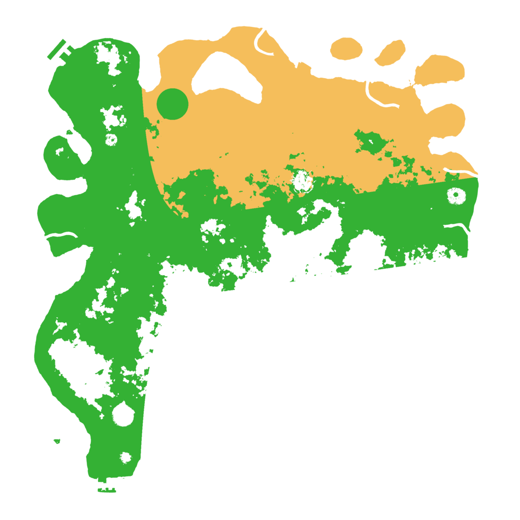 Biome Rust Map: Procedural Map, Size: 4350, Seed: 50000