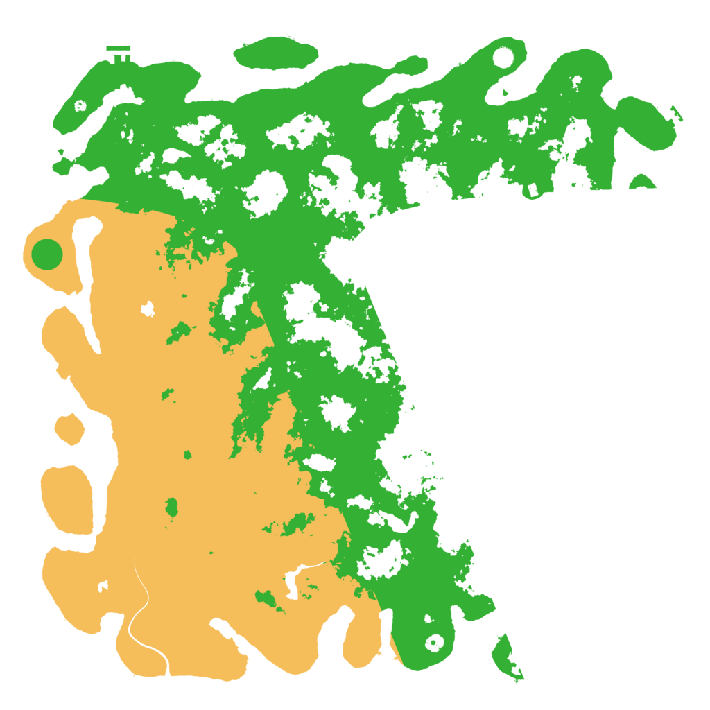 Biome Rust Map: Procedural Map, Size: 6000, Seed: 321288