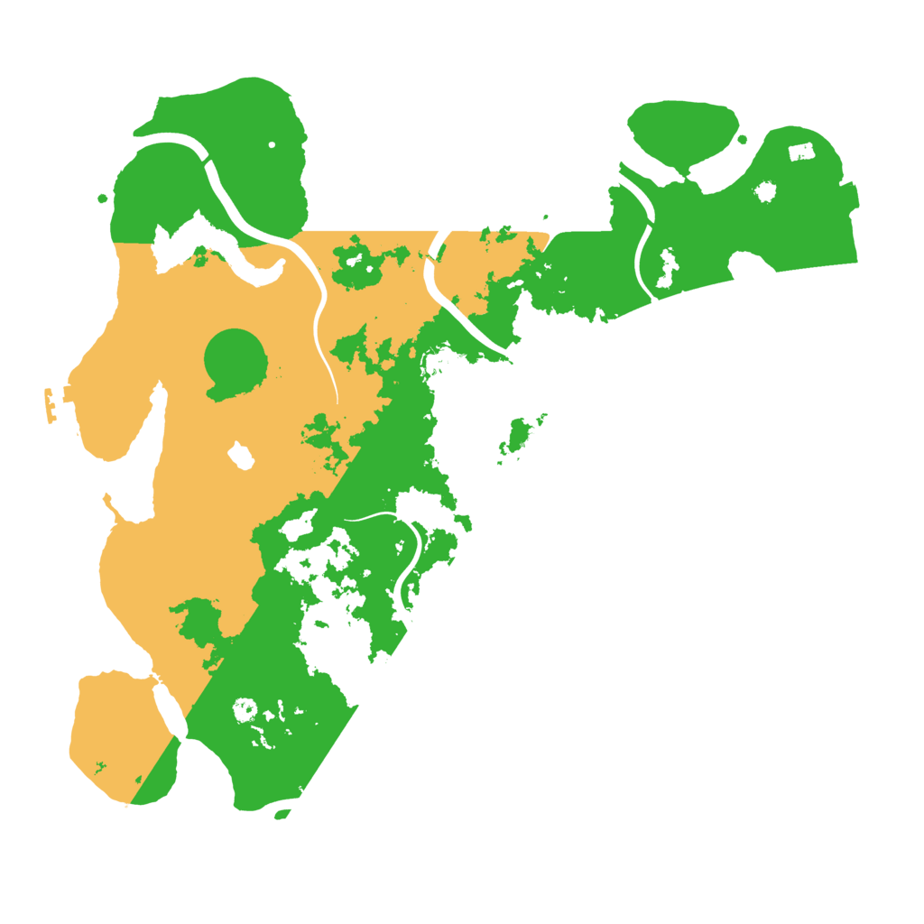 Biome Rust Map: Procedural Map, Size: 4000, Seed: 498174
