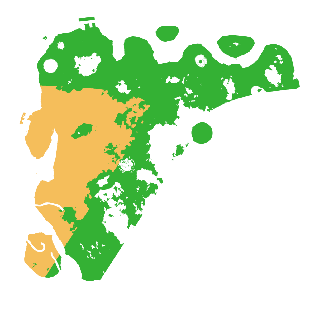 Biome Rust Map: Procedural Map, Size: 4000, Seed: 498174