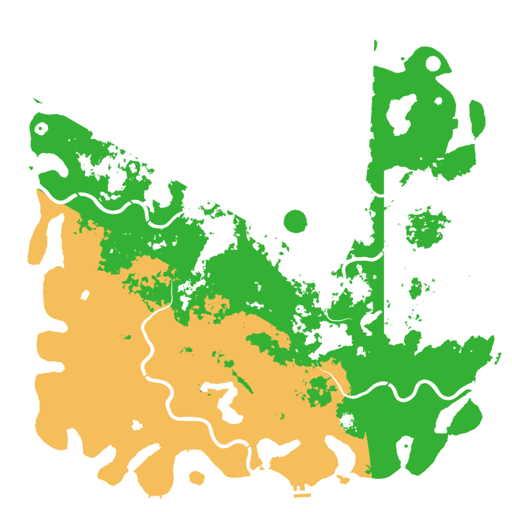 Biome Rust Map: Procedural Map, Size: 6000, Seed: 1292857420