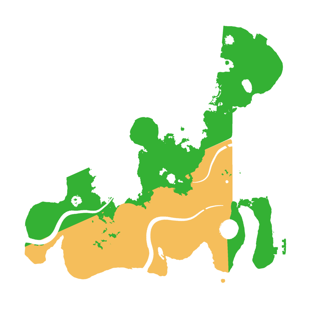 Biome Rust Map: Procedural Map, Size: 3000, Seed: 2075750211