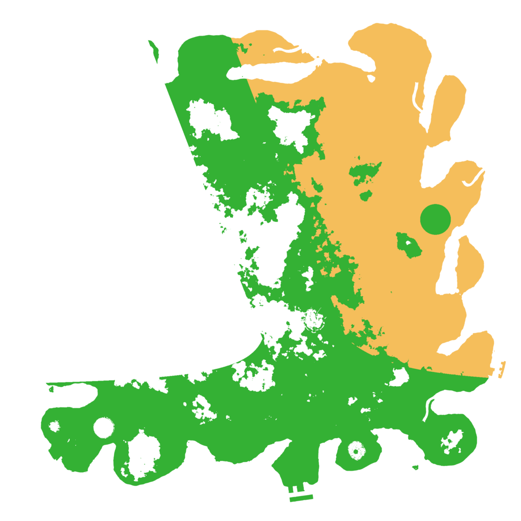 Biome Rust Map: Procedural Map, Size: 4500, Seed: 175550983