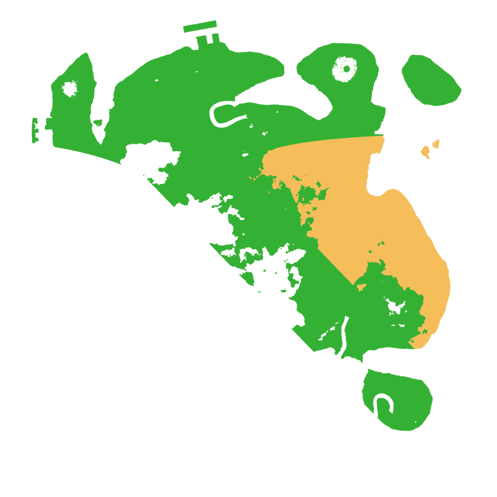 Biome Rust Map: Procedural Map, Size: 3000, Seed: 141247555