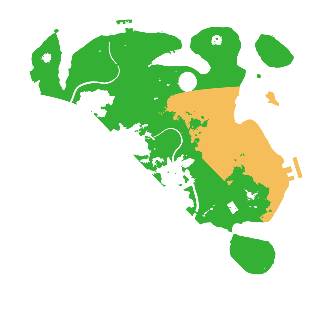 Biome Rust Map: Procedural Map, Size: 3000, Seed: 141247555