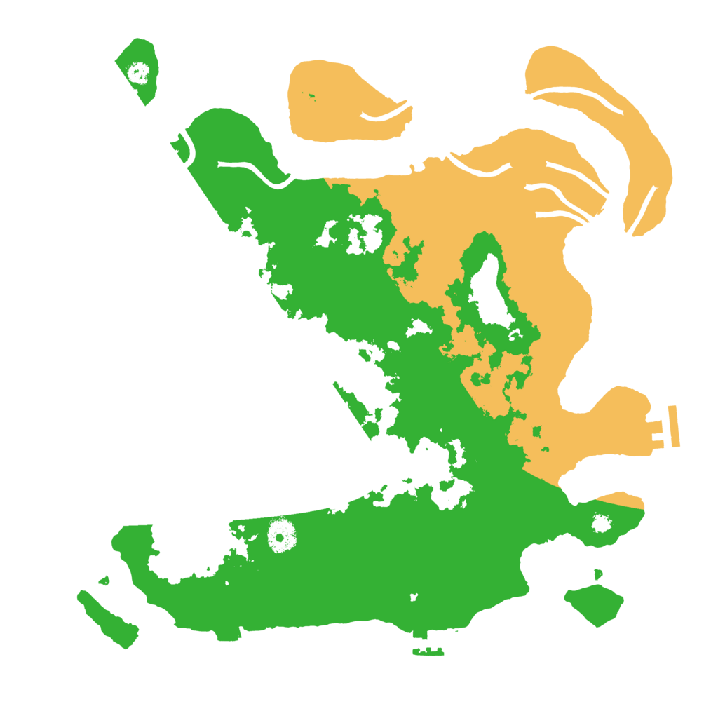 Biome Rust Map: Procedural Map, Size: 3500, Seed: 1331265156