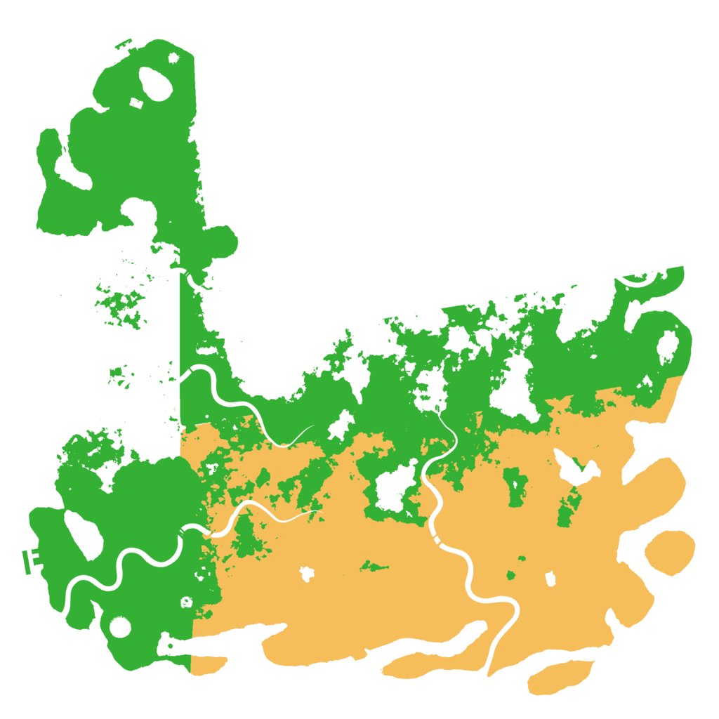 Biome Rust Map: Procedural Map, Size: 6000, Seed: 1213738249