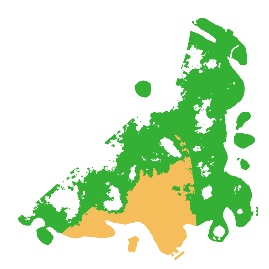 Biome Rust Map: Procedural Map, Size: 4500, Seed: 17377