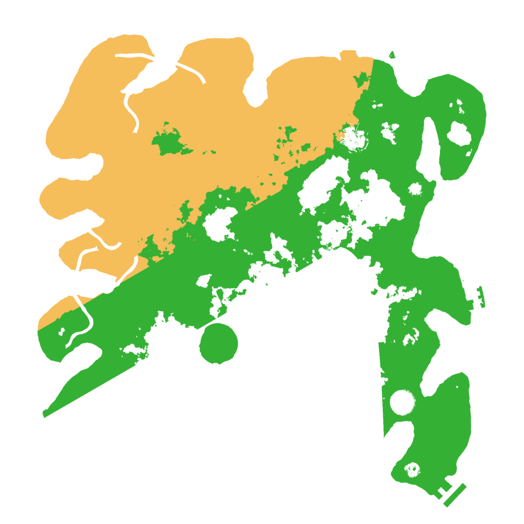 Biome Rust Map: Procedural Map, Size: 3700, Seed: 26762548