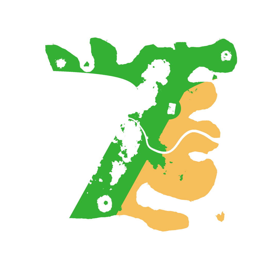 Biome Rust Map: Procedural Map, Size: 2500, Seed: 1295477438