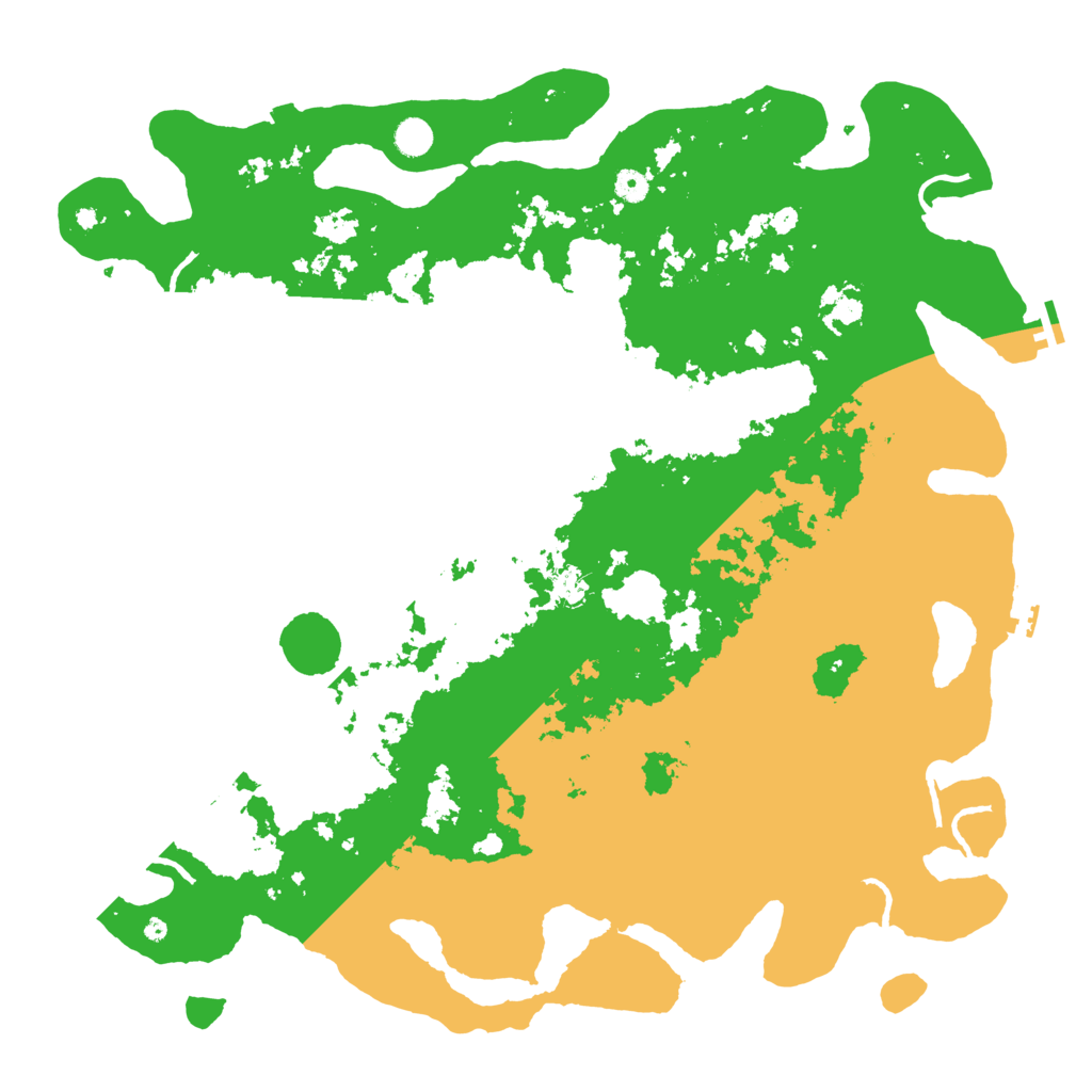 Biome Rust Map: Procedural Map, Size: 5000, Seed: 881355001