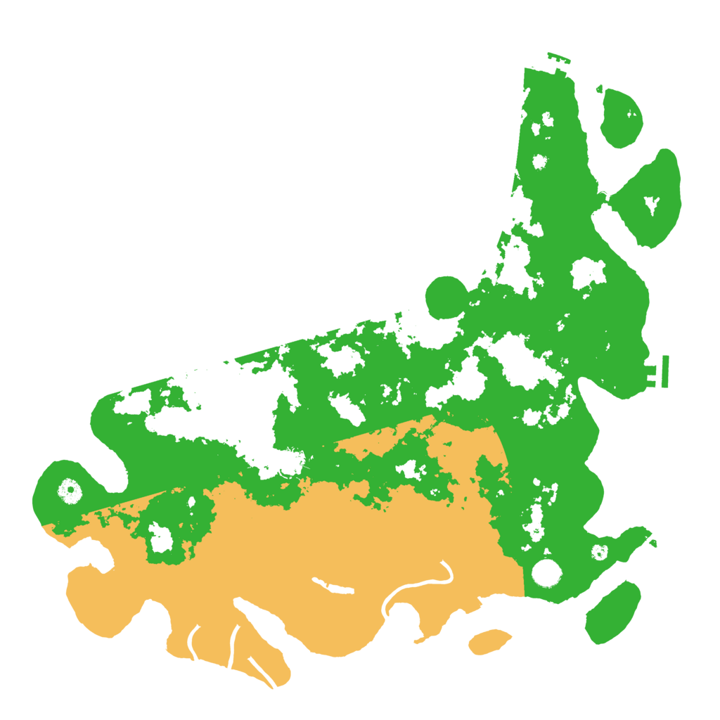 Biome Rust Map: Procedural Map, Size: 4500, Seed: 144287