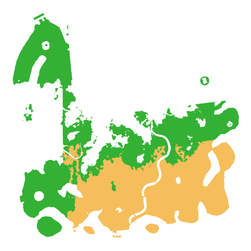 Biome Rust Map: Procedural Map, Size: 4500, Seed: 1768173936