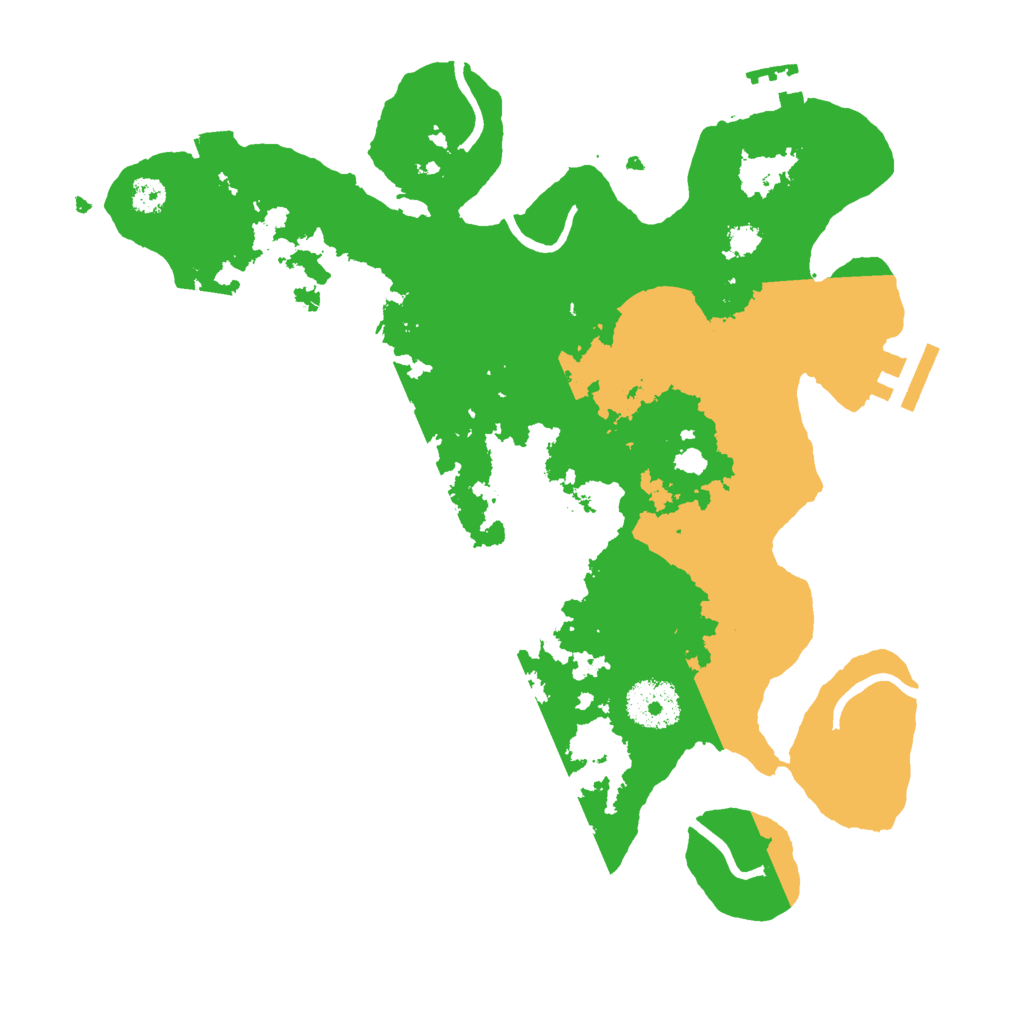 Biome Rust Map: Procedural Map, Size: 3000, Seed: 1162643925