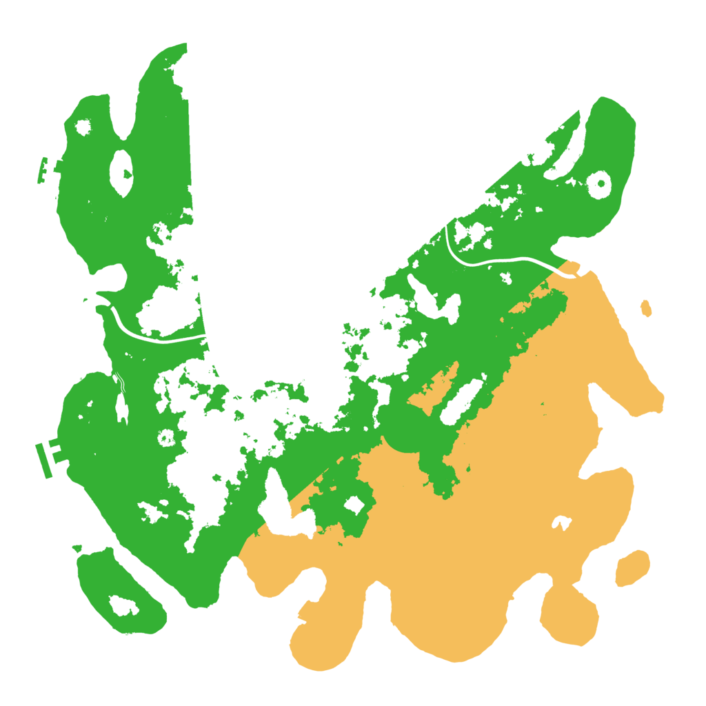 Biome Rust Map: Procedural Map, Size: 4000, Seed: 1481