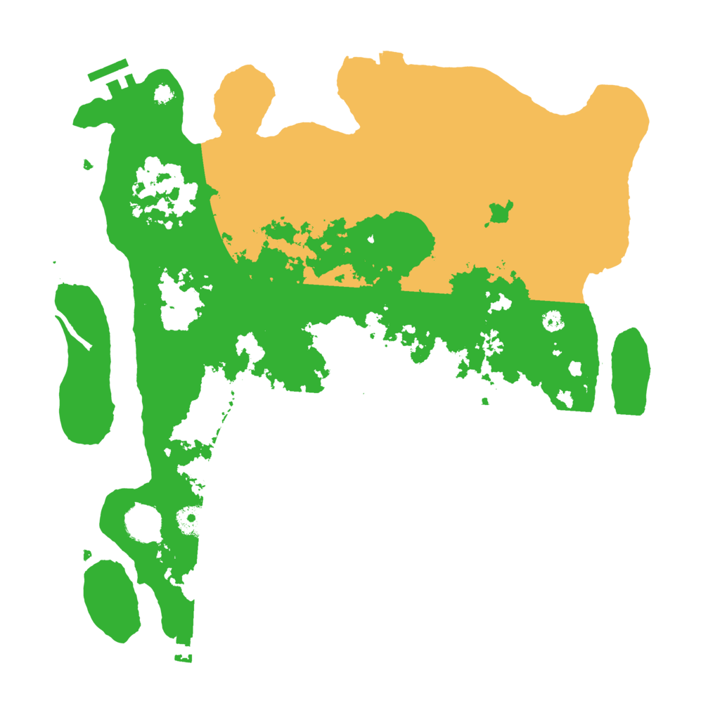 Biome Rust Map: Procedural Map, Size: 3500, Seed: 620385233