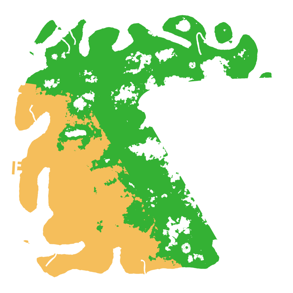 Biome Rust Map: Procedural Map, Size: 4500, Seed: 632899257