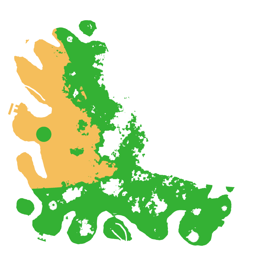 Biome Rust Map: Procedural Map, Size: 4500, Seed: 2027839826