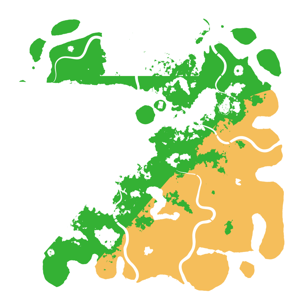 Biome Rust Map: Procedural Map, Size: 4500, Seed: 1019076791