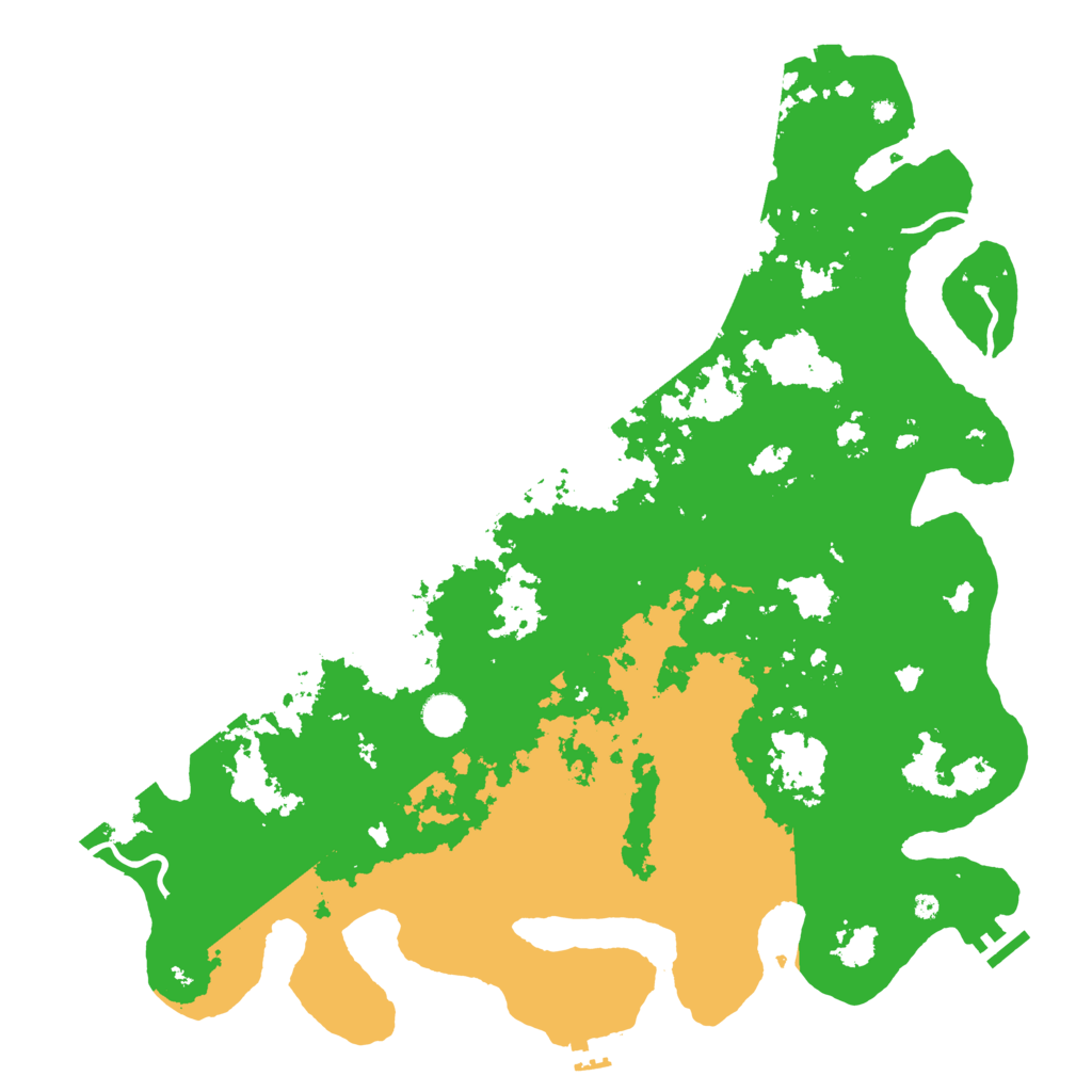 Biome Rust Map: Procedural Map, Size: 4500, Seed: 1753941681