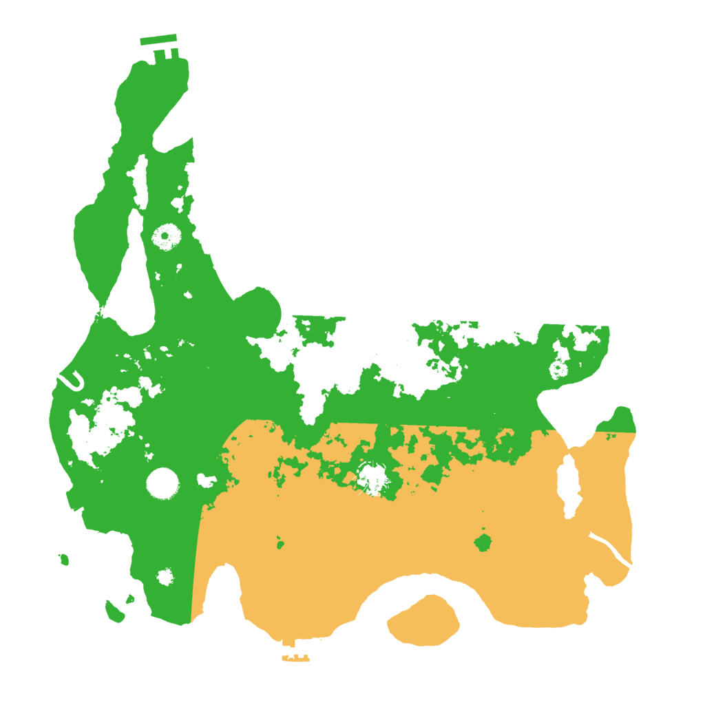 Biome Rust Map: Procedural Map, Size: 3900, Seed: 234324234