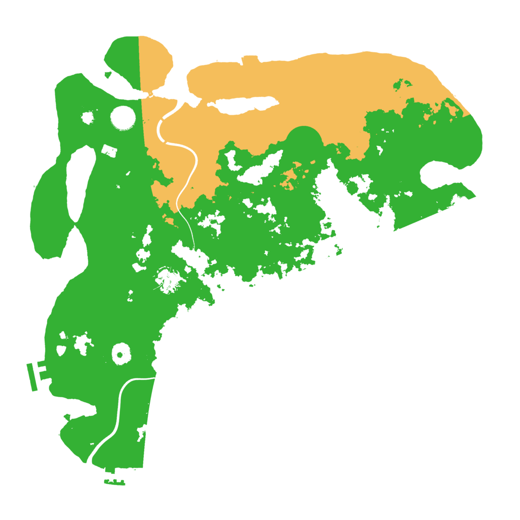 Biome Rust Map: Procedural Map, Size: 3750, Seed: 1139716844