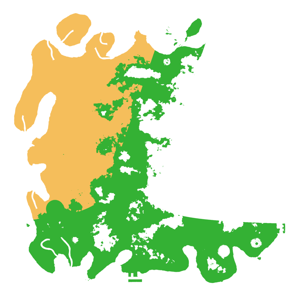 Biome Rust Map: Procedural Map, Size: 4500, Seed: 447781