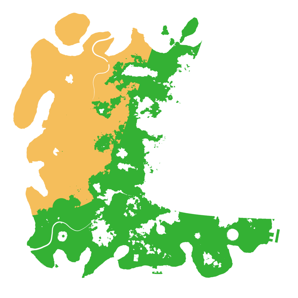 Biome Rust Map: Procedural Map, Size: 4500, Seed: 447781