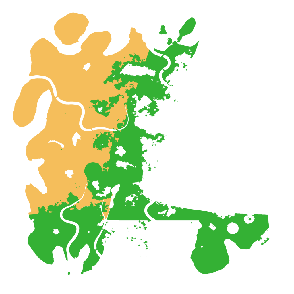 Biome Rust Map: Procedural Map, Size: 4500, Seed: 447781